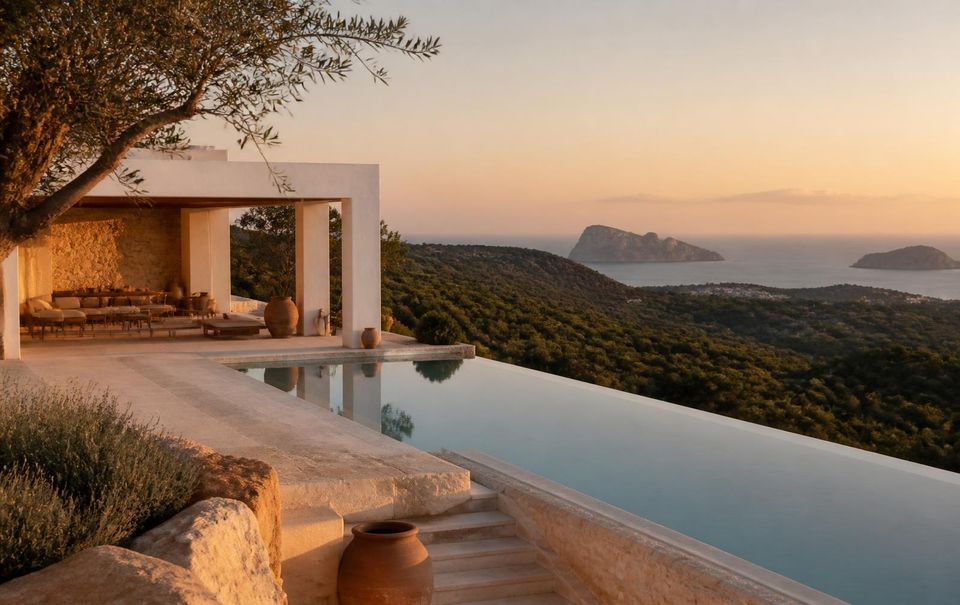 Website van Casa Sukha, privévilla op Ibiza, ontworpen door Growrix